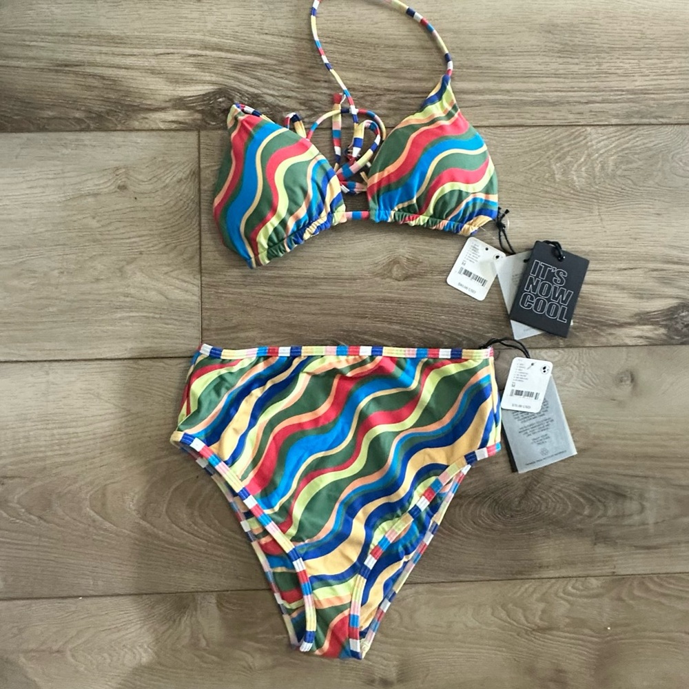 🆕 2pc Free People X It’s Now Cool - String Top & Waisted Duo Pant in Carnival